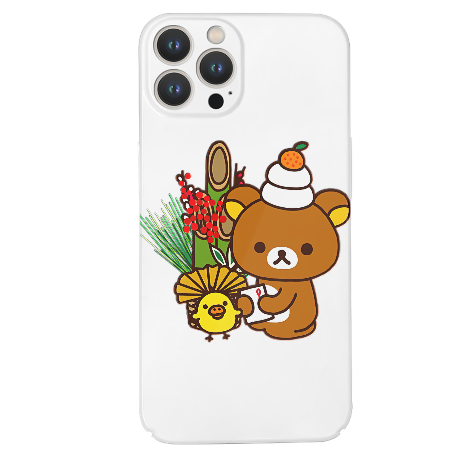 （画像用） リラックマ リラックマ キイロイトリ Rilakkuma Korilakkuma Kiiroitori 【iPhone 14シリーズ対応】ハードケース